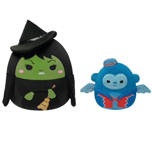 Squishmallows Select Series 2-Pack: Wicked Witch + Winged Monkey Plush — 8"