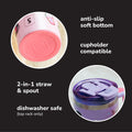 Squishmallows Sticker Bomb Tumbler with Straw - 8