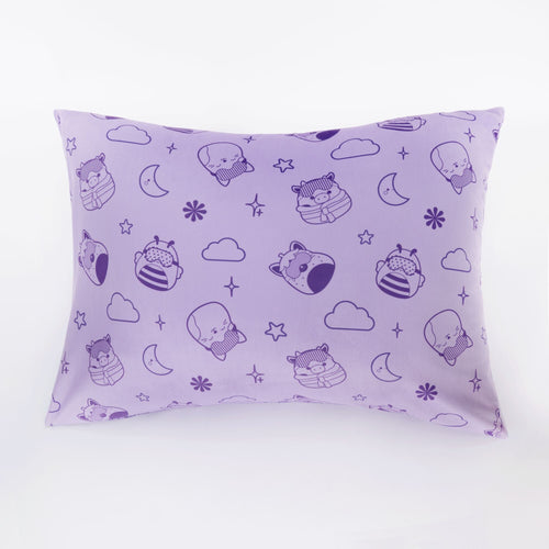 SquishPillow Pillowcases — Lavender Slumber Purple Standard Pillowcase