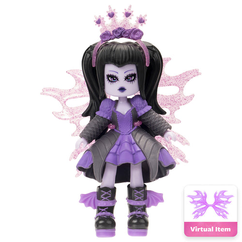 Royale High Dark Fairy 3-Inch Fashion Doll Toy Playsets, Series 2