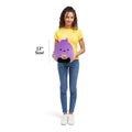 12-Inch Jordon the Purple Ghost Holding Jack O'Lantern - 7